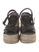 Christian Louboutin Leather Leather Trim Embellishment Espadrilles