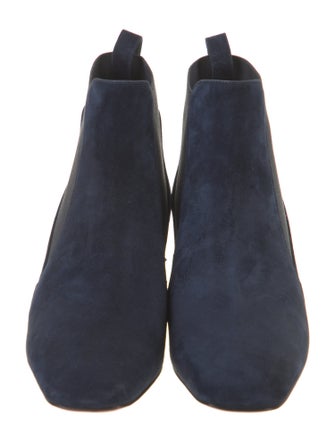 Christian Louboutin Spike Accents Suede Chelsea Boots