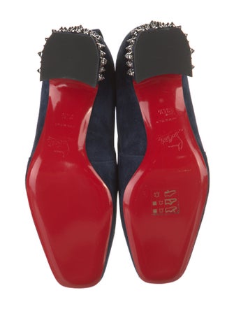 Christian Louboutin Spike Accents Suede Chelsea Boots