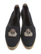 Christian Louboutin Canvas Embroidered Accent Espadrilles