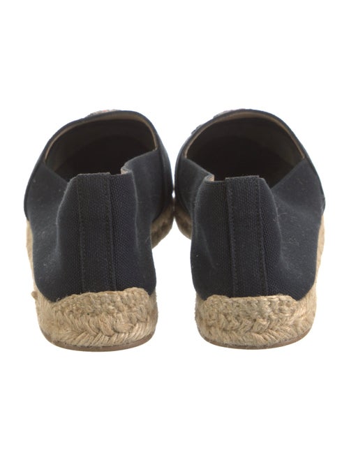 Christian Louboutin Canvas Embroidered Accent Espadrilles