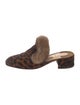Christian Louboutin Ponyhair Animal Print Mules