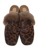 Christian Louboutin Ponyhair Animal Print Mules