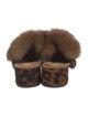 Christian Louboutin Ponyhair Animal Print Mules