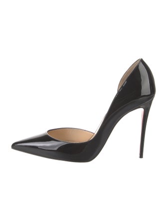 Christian Louboutin Patent Leather D'Orsay Pumps