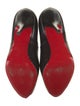 Christian Louboutin Leather Cutout Accent Pumps