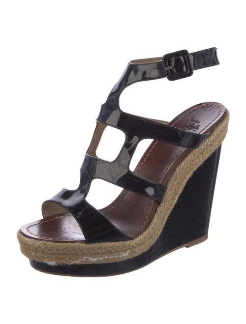 Christian Louboutin Patent Leather Espadrilles