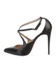 Christian Louboutin Patent Leather T-Strap Pumps