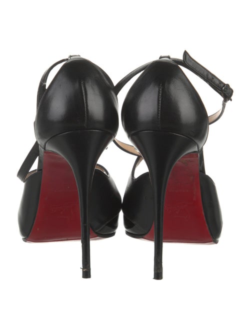 Christian Louboutin Patent Leather T-Strap Pumps