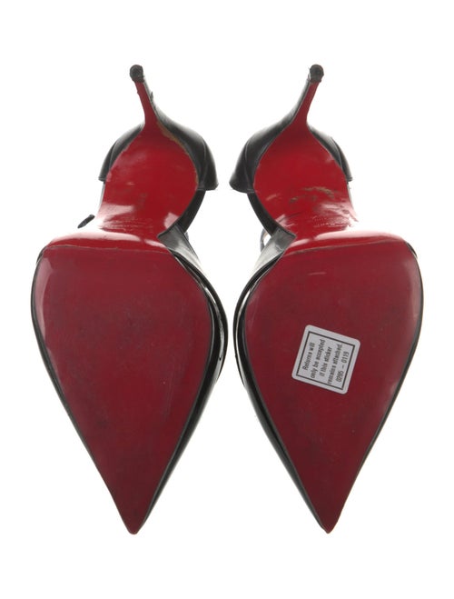 Christian Louboutin Patent Leather T-Strap Pumps