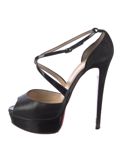 Christian Louboutin Leather T-Strap Pumps