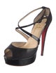Christian Louboutin Leather T-Strap Pumps