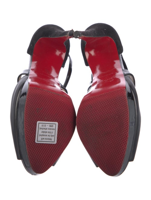 Christian Louboutin Leather T-Strap Pumps