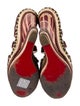 Christian Louboutin Suede Striped Espadrilles