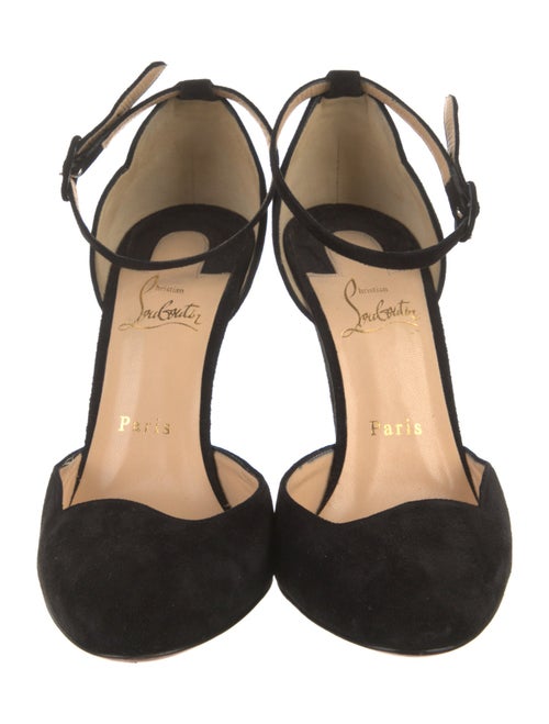 Christian Louboutin Suede D'Orsay Pumps