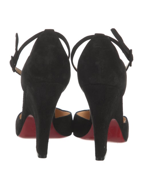 Christian Louboutin Suede D'Orsay Pumps