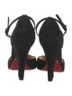 Christian Louboutin Suede D'Orsay Pumps