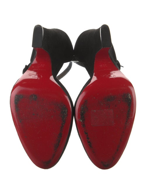 Christian Louboutin Suede D'Orsay Pumps