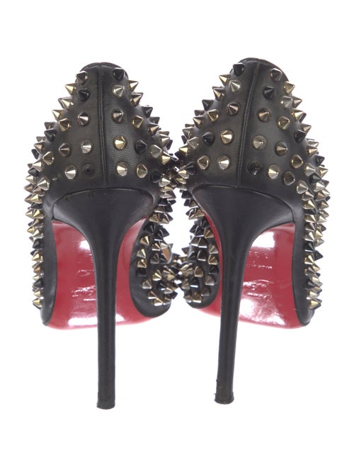 Christian Louboutin Spike Accents Leather Pumps