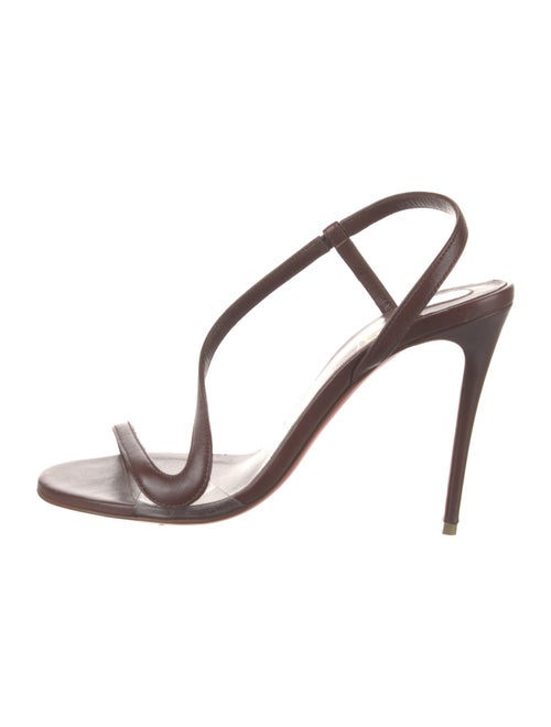 Christian Louboutin Leather Slingback Sandals