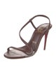 Christian Louboutin Leather Slingback Sandals