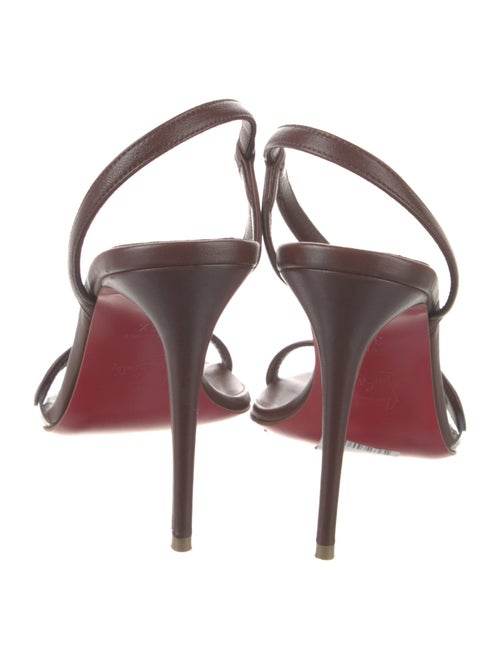 Christian Louboutin Leather Slingback Sandals