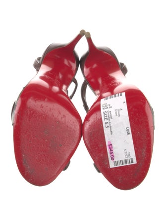 Christian Louboutin Leather Slingback Sandals