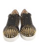 Christian Louboutin Spike Accents Leather Sneakers