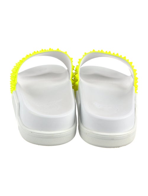Christian Louboutin Spike Accents Rubber Slides