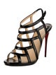 Christian Louboutin Mesh Slingback Sandals
