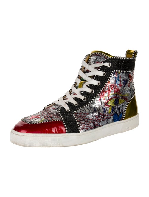 Christian Louboutin Sequins Printed Sneakers