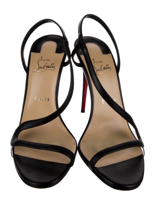 Christian Louboutin Leather Slingback Sandals