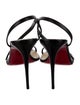 Christian Louboutin Leather Slingback Sandals