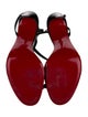 Christian Louboutin Leather Slingback Sandals