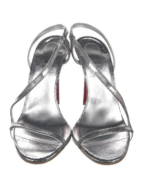 Christian Louboutin Leather Slingback Sandals