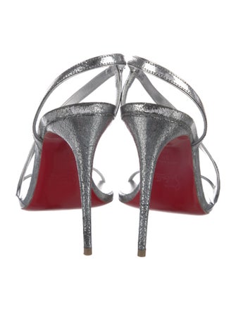 Christian Louboutin Leather Slingback Sandals