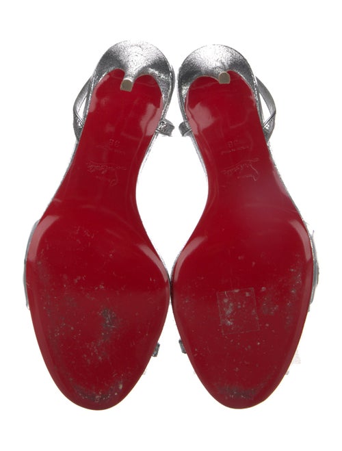 Christian Louboutin Leather Slingback Sandals
