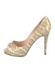 Christian Louboutin Very Prive Snakeskin Pumps