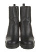 Christian Louboutin Spike Accents Leather Chelsea Boots
