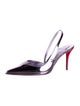 Christian Louboutin Patent Leather Slingback Pumps