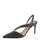 Christian Louboutin Embossed Leather Slingback Pumps