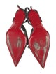 Christian Louboutin Embossed Leather Slingback Pumps