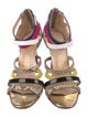 Christian Louboutin Snakeskin Animal Print Sandals