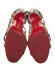 Christian Louboutin Snakeskin Animal Print Sandals