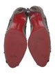 Christian Louboutin Printed Embroidered Accent D'Orsay Pumps