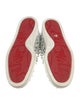 Christian Louboutin Leather Crystal Embellishments Sneakers