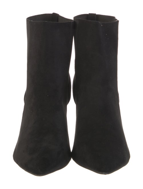 Christian Louboutin Louis Flat Veau Velours Suede Chelsea Boots