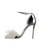 Christian Louboutin Patent Leather Bow Accents Sandals