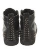 Christian Louboutin Spike Accents Leather Sneakers