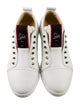 Christian Louboutin Spike Accents Leather Sneakers